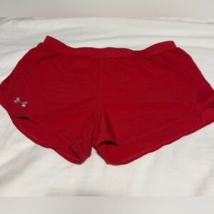 LG Red Athletic Shorts Lightweight Moisture-Wicking